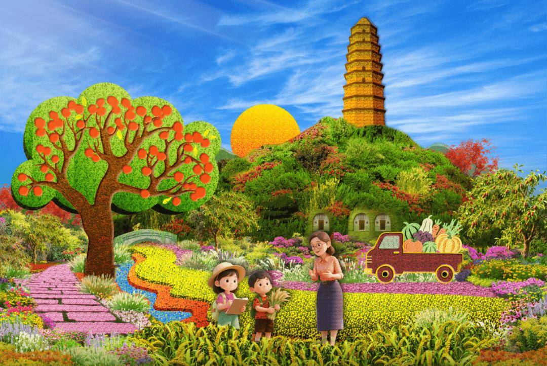 国庆限定！天安门广场及长安街沿线花卉布置效果图来了